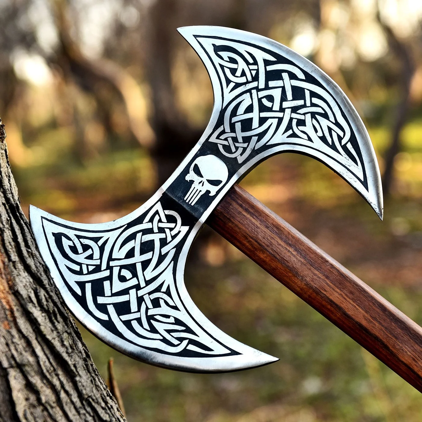 Set of 5 High Carbon Steel Axe - Image 4
